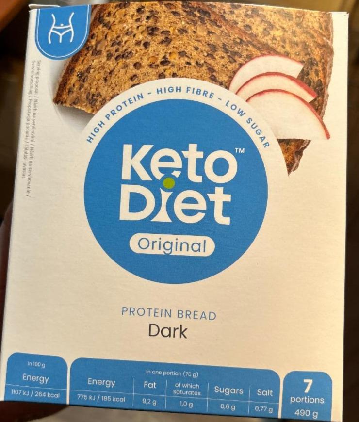 Fotografie - Original protein bread Dark KetoDiet