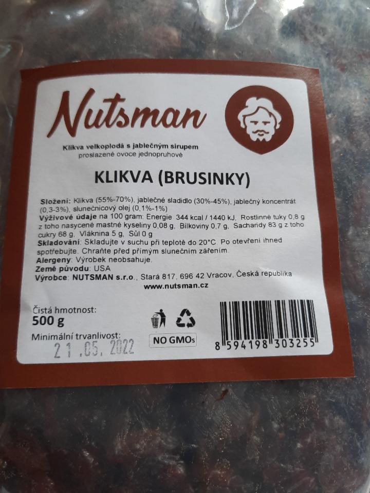Fotografie - Klikva (brusinky) Nutsman