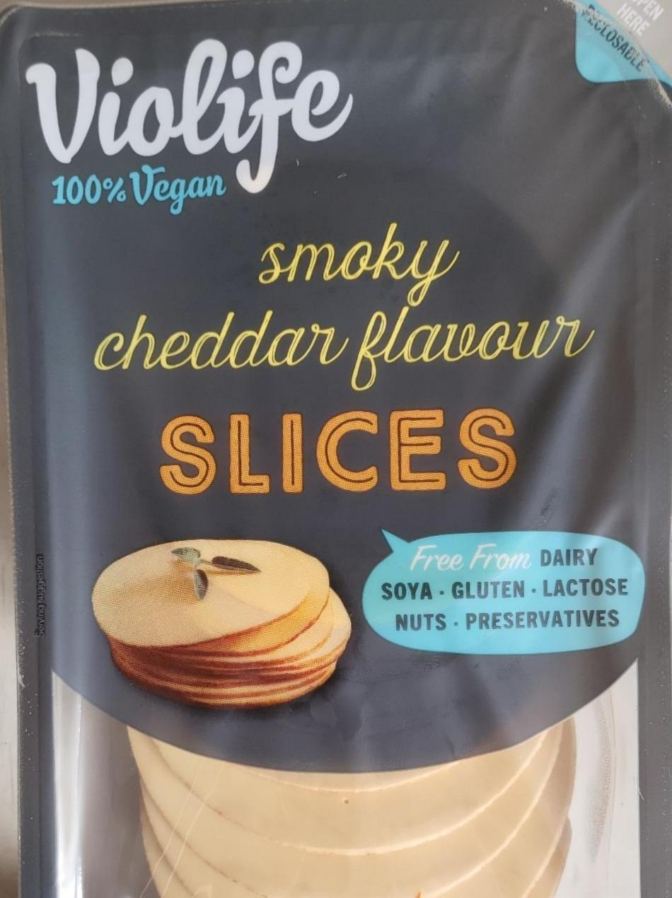 Fotografie - smoky cheddar slices 100%vegan Violife