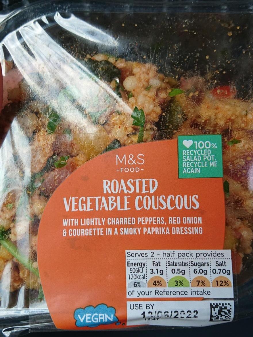 Fotografie - Roasted vegetable couscous M&S Food