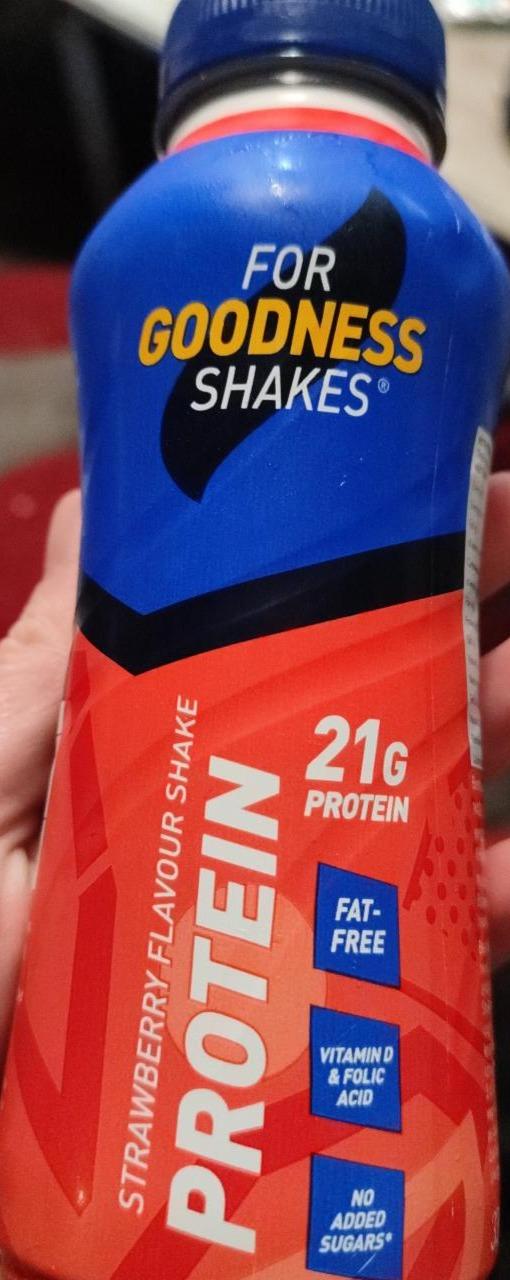 Fotografie - Protein Shake Strawberry For Goodness Shake