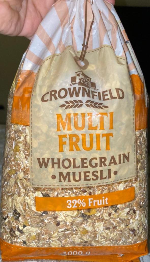 Fotografie - MULTI FRUIT Wholegrain Muesli Crownfield