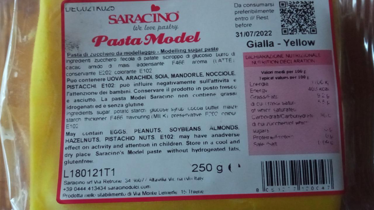 Fotografie - Pasta model Saracino