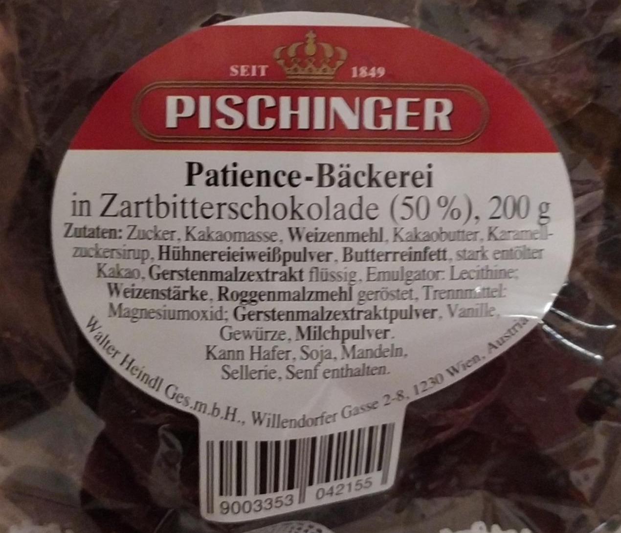 Fotografie - patience-backerei in Zarbitterschokolade Pischinger