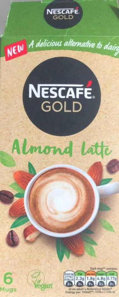 Fotografie - almond latte Nescafé Gold