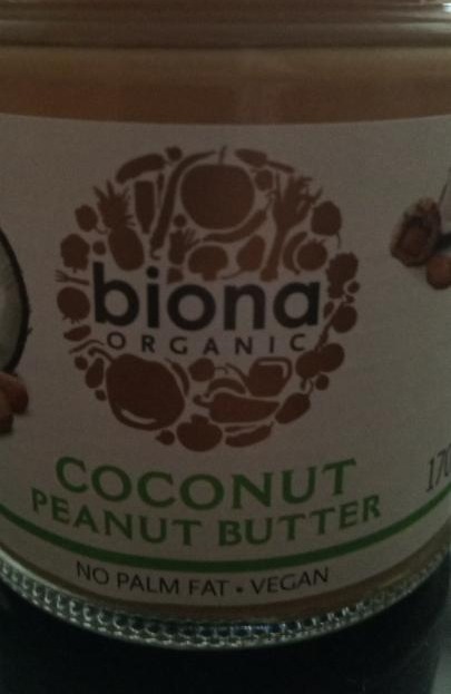 Fotografie - Coconut peanut butter Biona organic