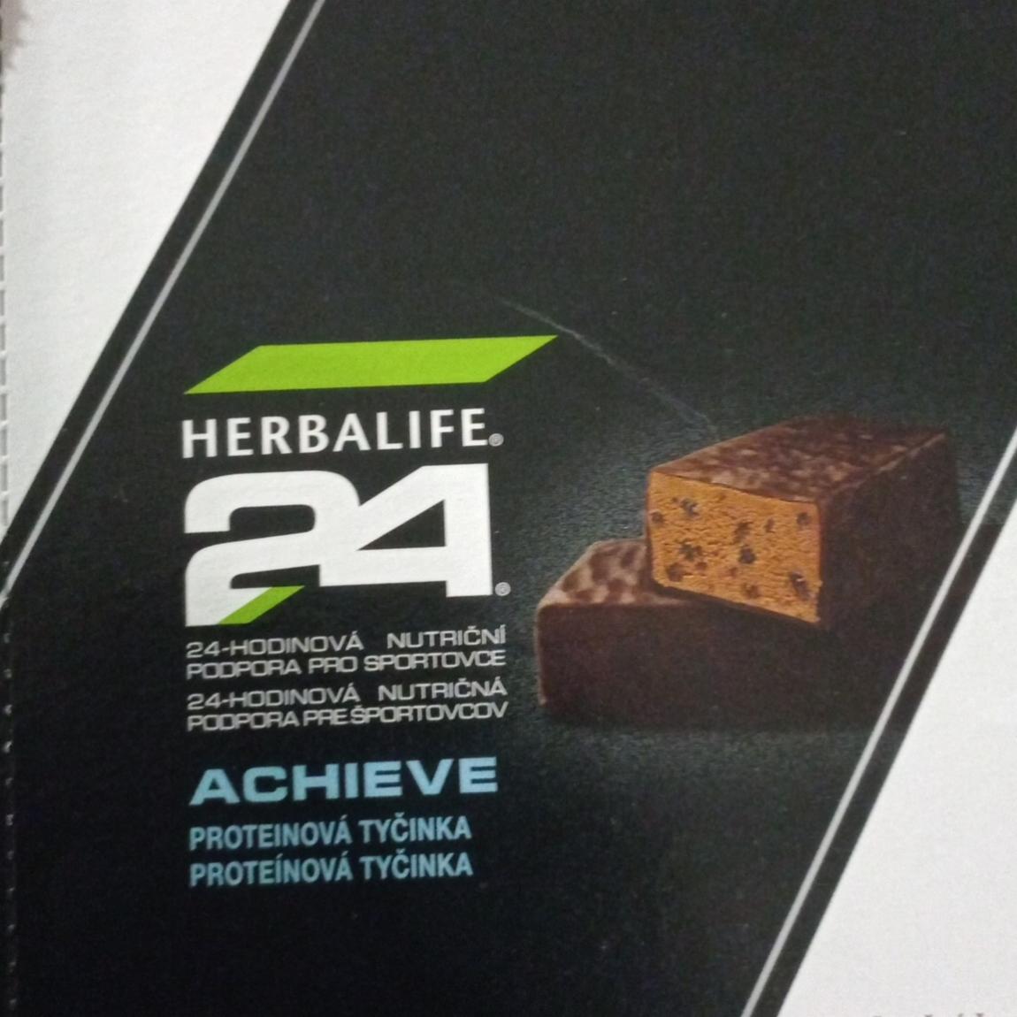 Fotografie - Protein bar 24 Achieve Dark chocolate flavour Herbalife