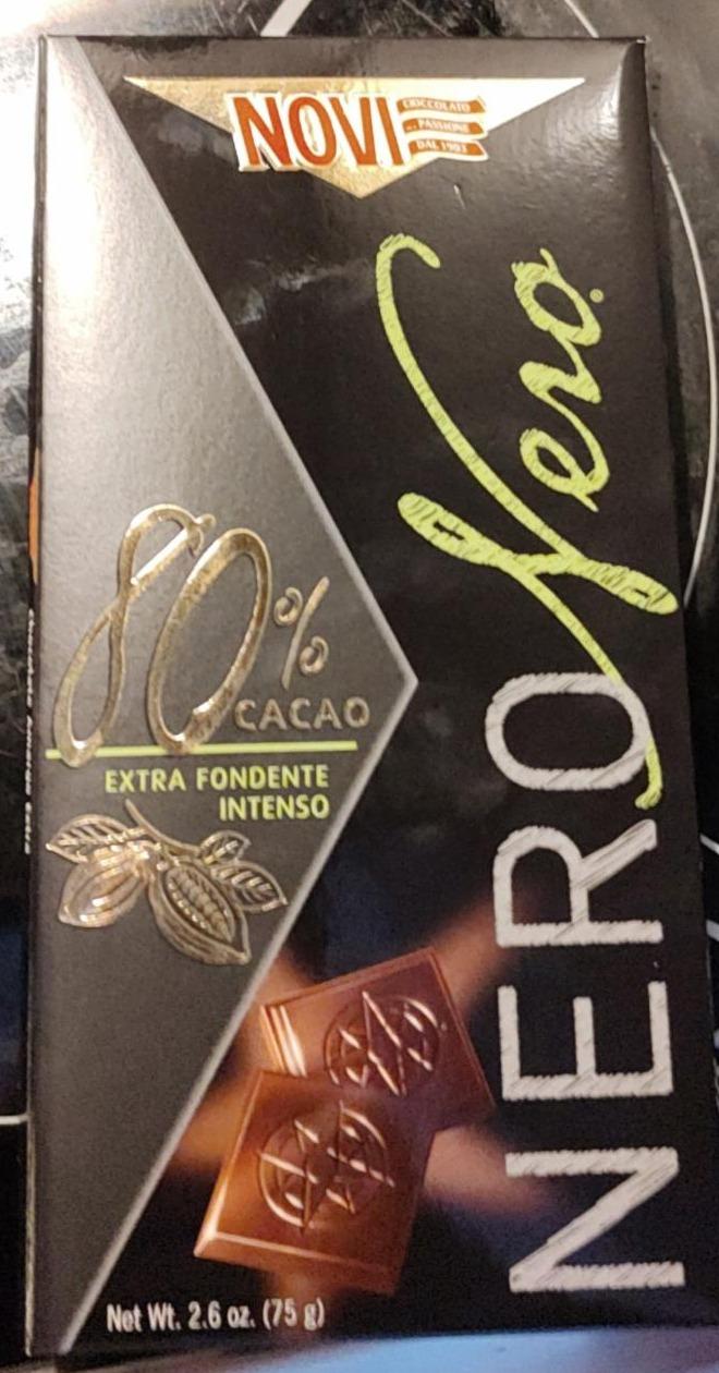 Fotografie - NeroNero 80% Cacao Intenso Extra Fondente Novi