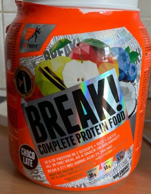 Fotografie - Break! Complete Protein Food Chocolate Extrifit