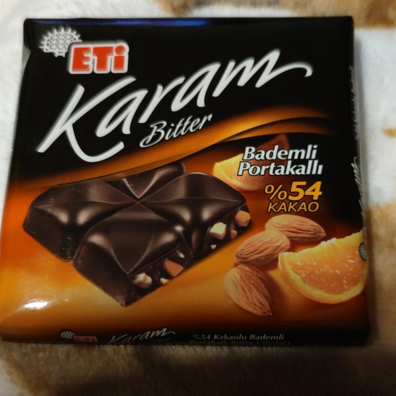 Fotografie - Karam Bitter %54 Kakao Badem Portakallı Eti