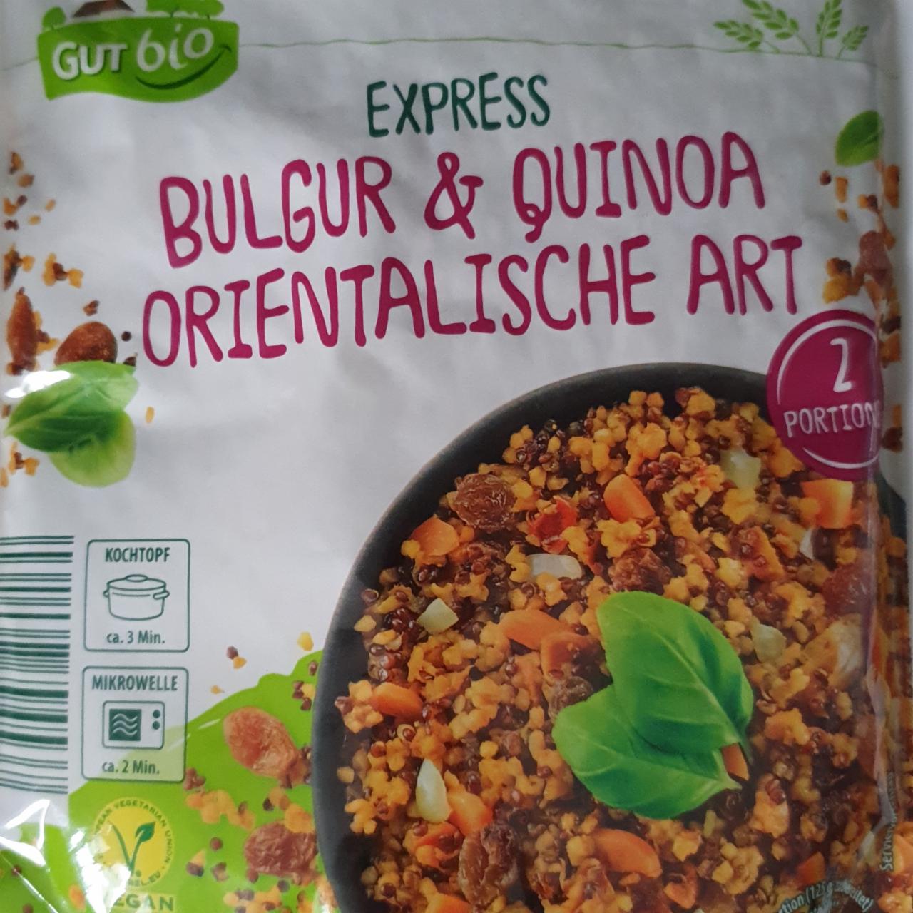 Fotografie - Express Bulgur & Quinoa Orientalische Art GutBio