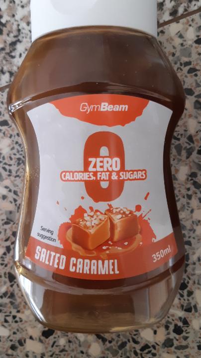 Fotografie - Zero calories, fat & sugars salted caramel GymBeam