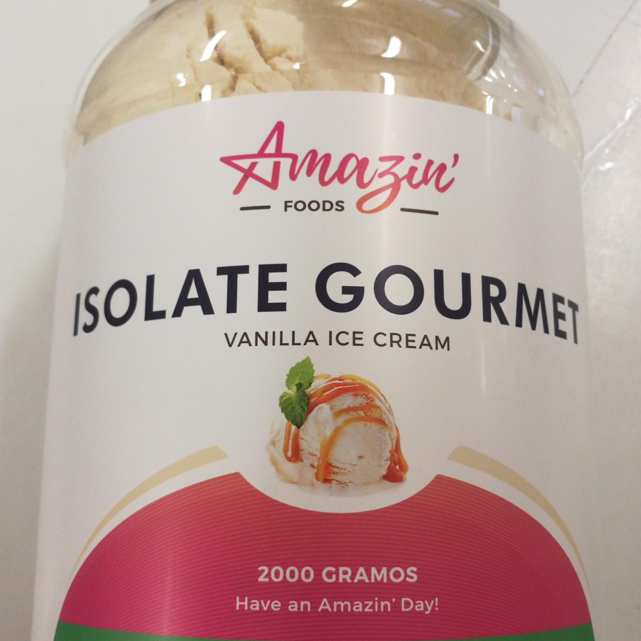 Fotografie - Isolate Gourmet Vanilla Ice Cream Amazin Foods
