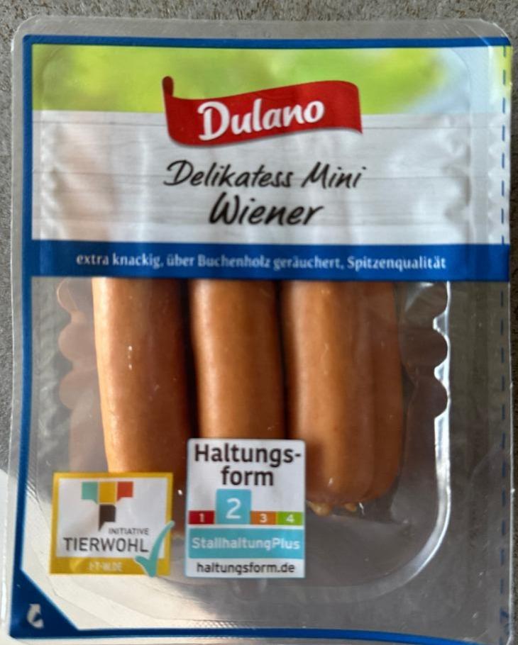 hodnoty Dulano Mini kJ nutriční Wiener a kalorie, -