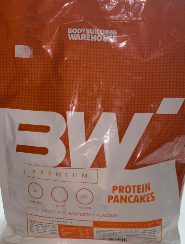 Fotografie - Protein pancakes White chocolate raspberry flavour Bodybuilding Warehouse