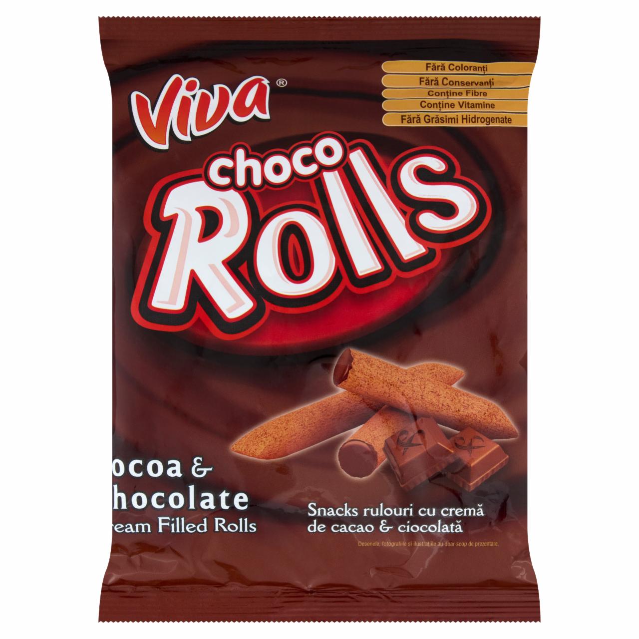 Fotografie - choco rolls cocoa & chocolate Viva
