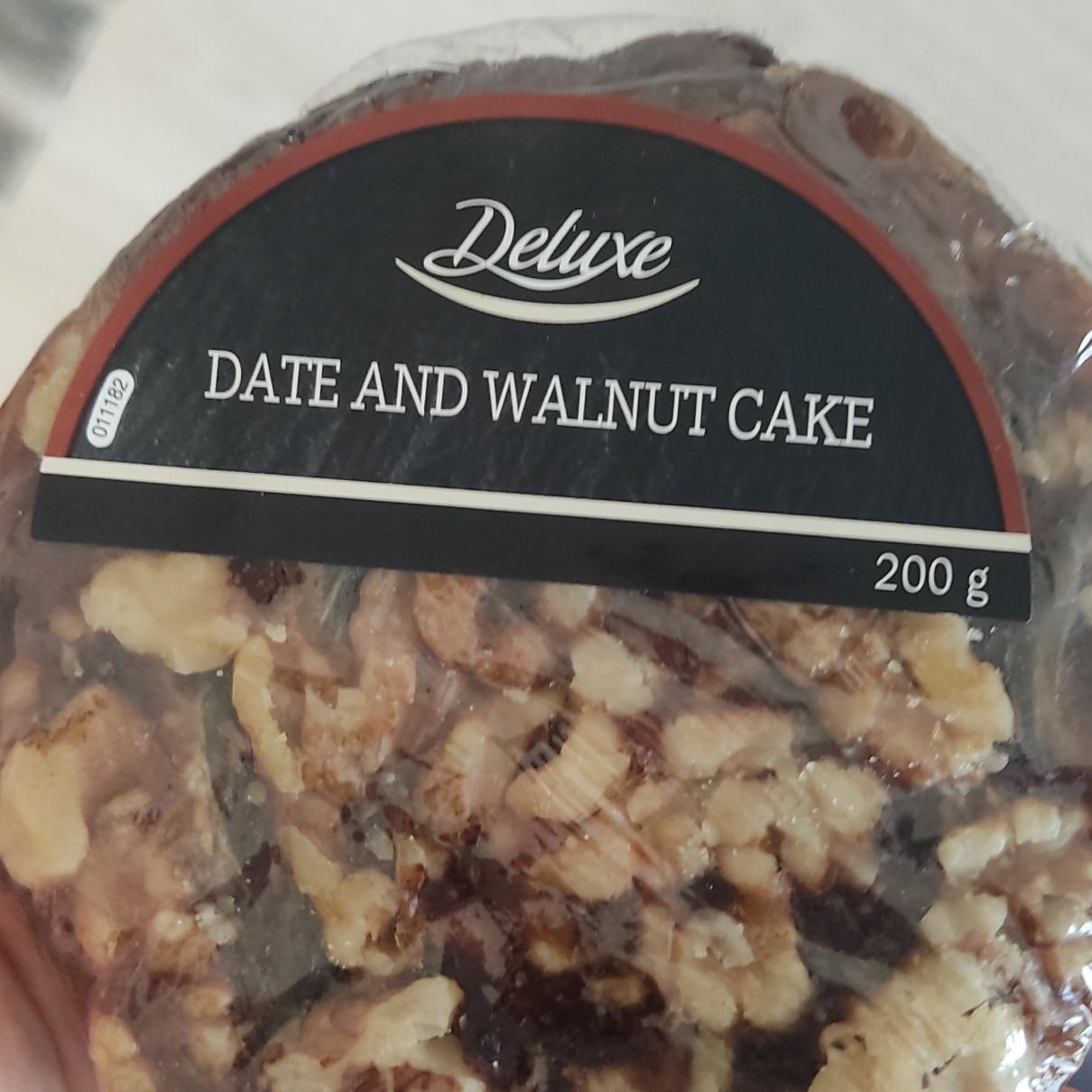Fotografie - Date and walnut cake Deluxe