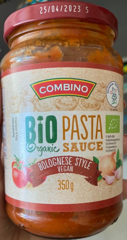 Fotografie - Bio Organic Pasta Sauce Bolognese Style Vegan Combino