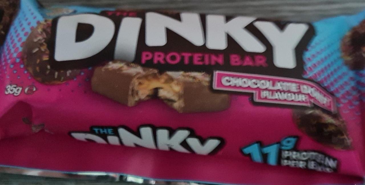 Fotografie - protein bar, chocolate donut flavour Dinky