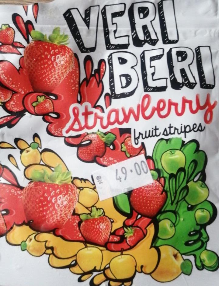 Fotografie - Strawberry fruit stripes (ovocné stripsy jahoda) Veri Beri
