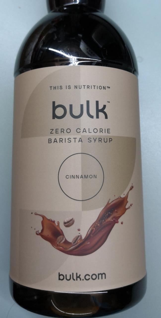 Fotografie - Zero calorie barista syrup Cinnamon Bulk