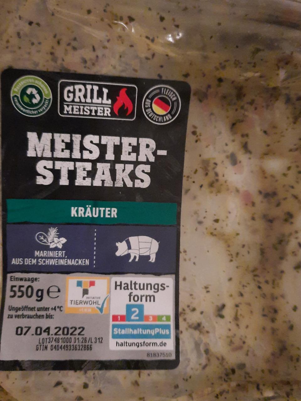 Fotografie - Meister Steaks Kräuter Grill meister