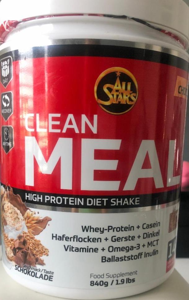 Fotografie - Clean Meal High Protein Diet Shake schokolade All Stars