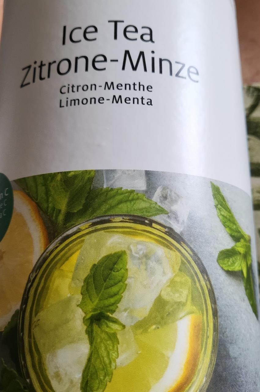 Fotografie - Ice Tea Zitrone-Minze Nahrin