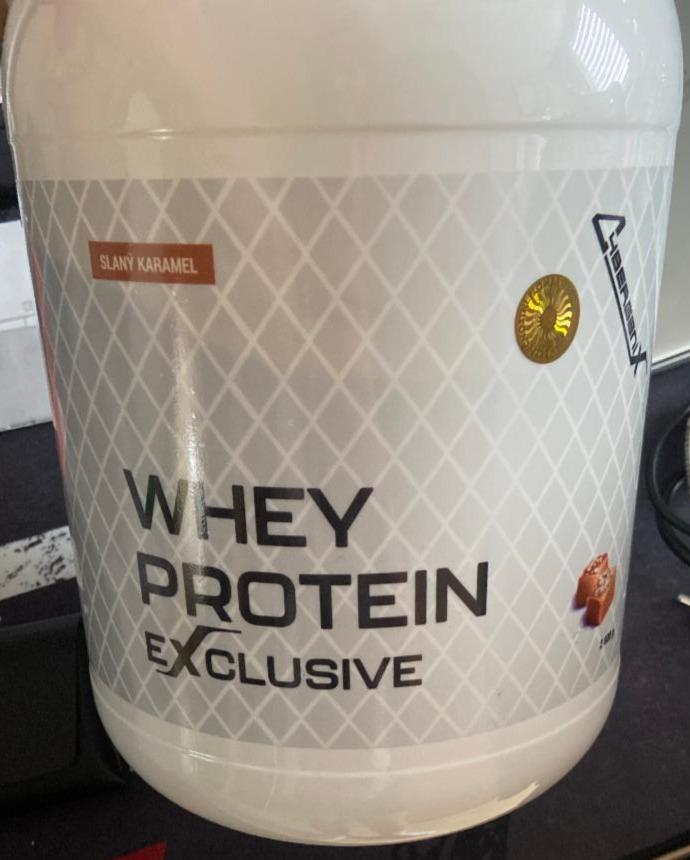 Fotografie - Whey Protein Exclusive slaný karamel Cybergenix