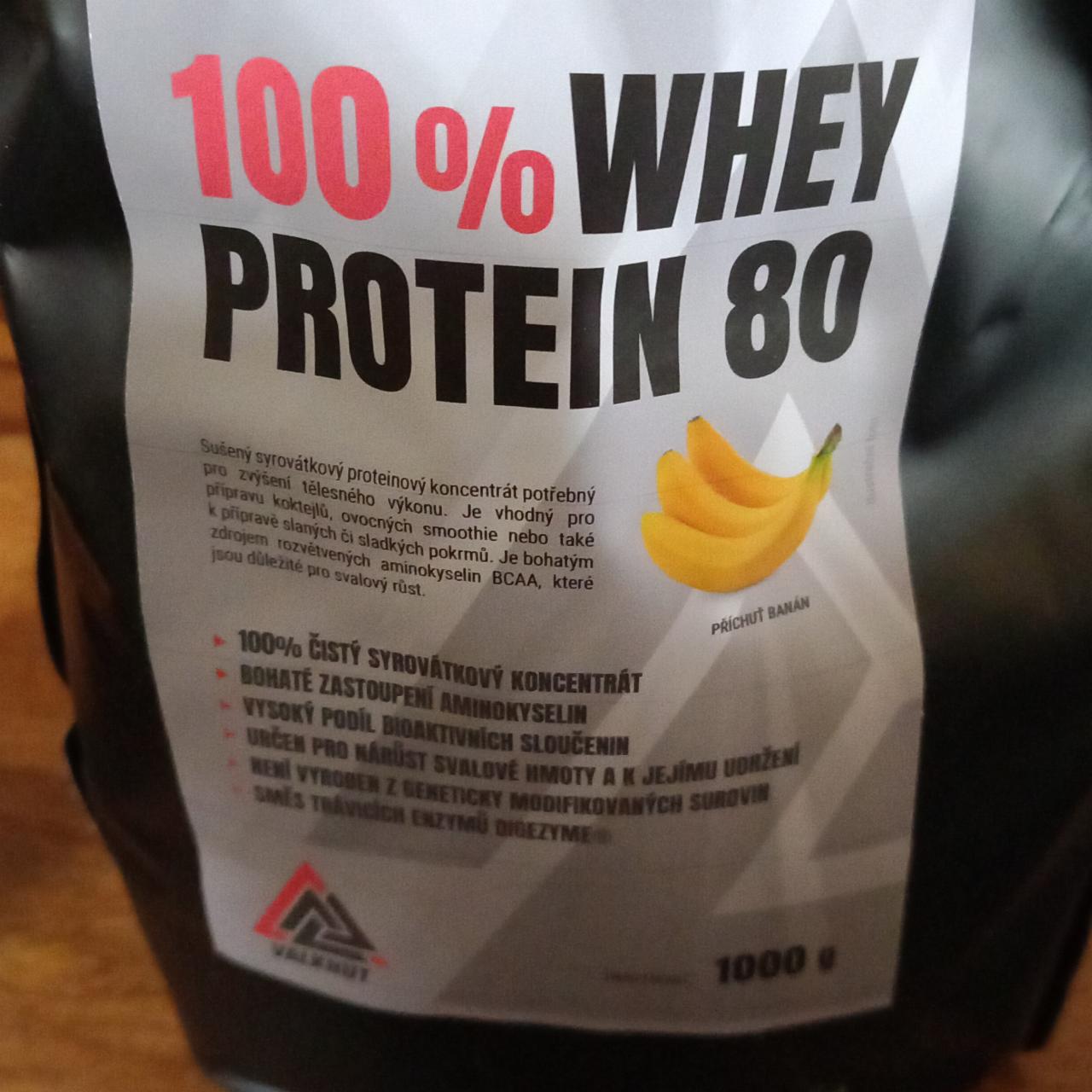Fotografie - Whey protein 80 banán Valknut
