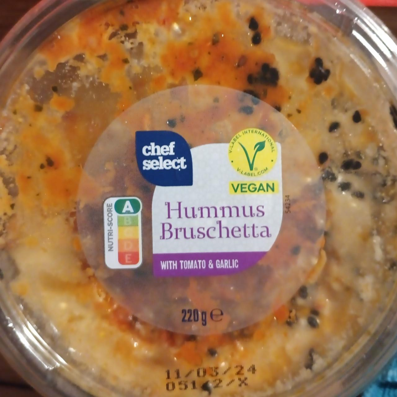 Fotografie - Hummus Bruschetta with Tomato & Garlic Chef Select