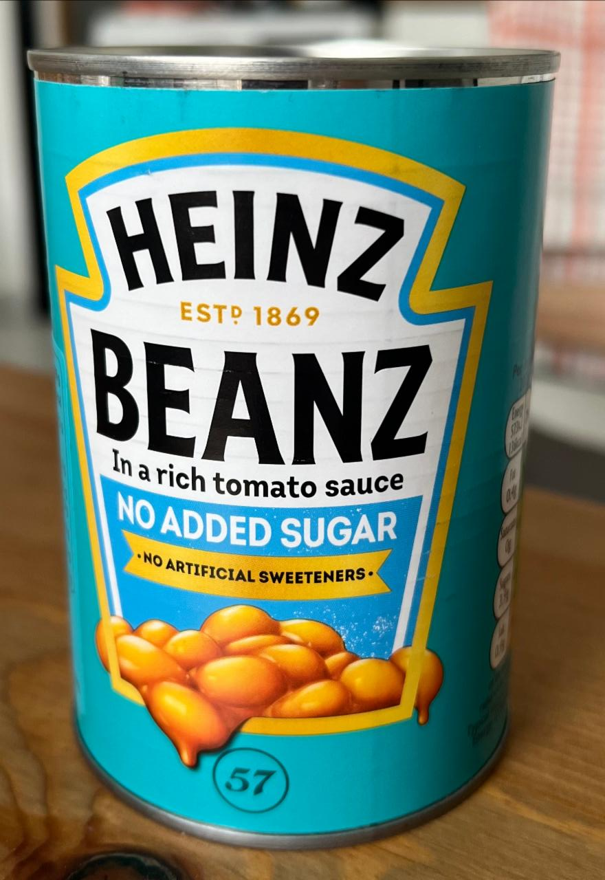 Fotografie - Beanz In a rich tomato sauce No added sugar Heinz