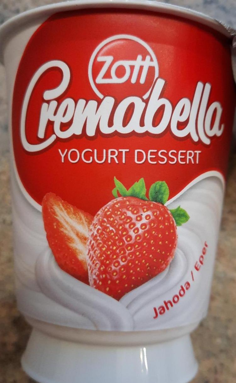 Fotografie - Cremabella yogurt dessert jahoda Zott