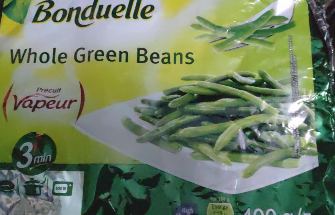 Fotografie - Bonduelle Zelené fazolové lusky celé mražené