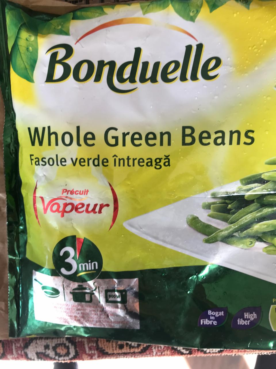 Fotografie - Bonduelle Zelené fazolové lusky celé mražené