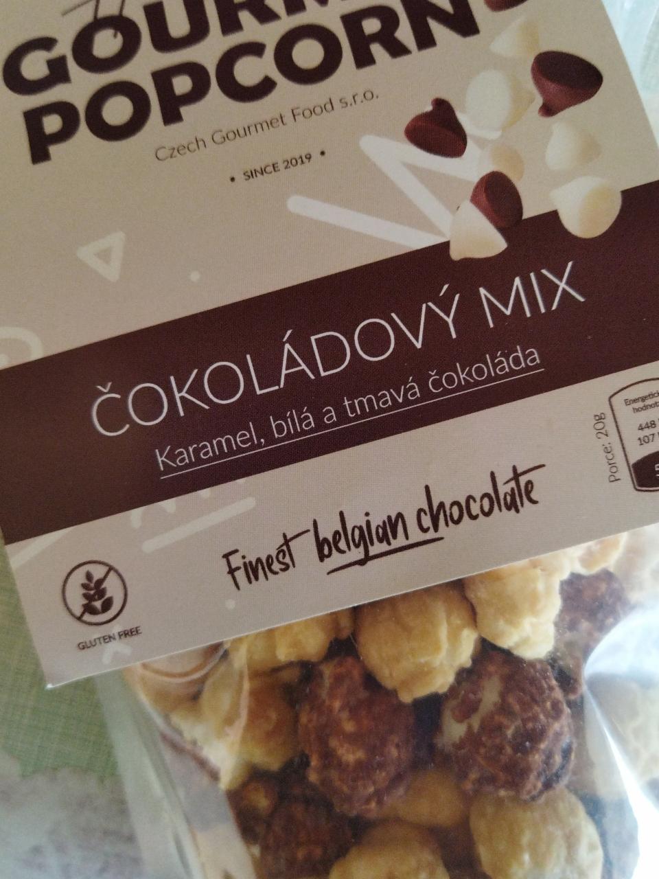 Fotografie - popcorn čokoládový mix Gourmet