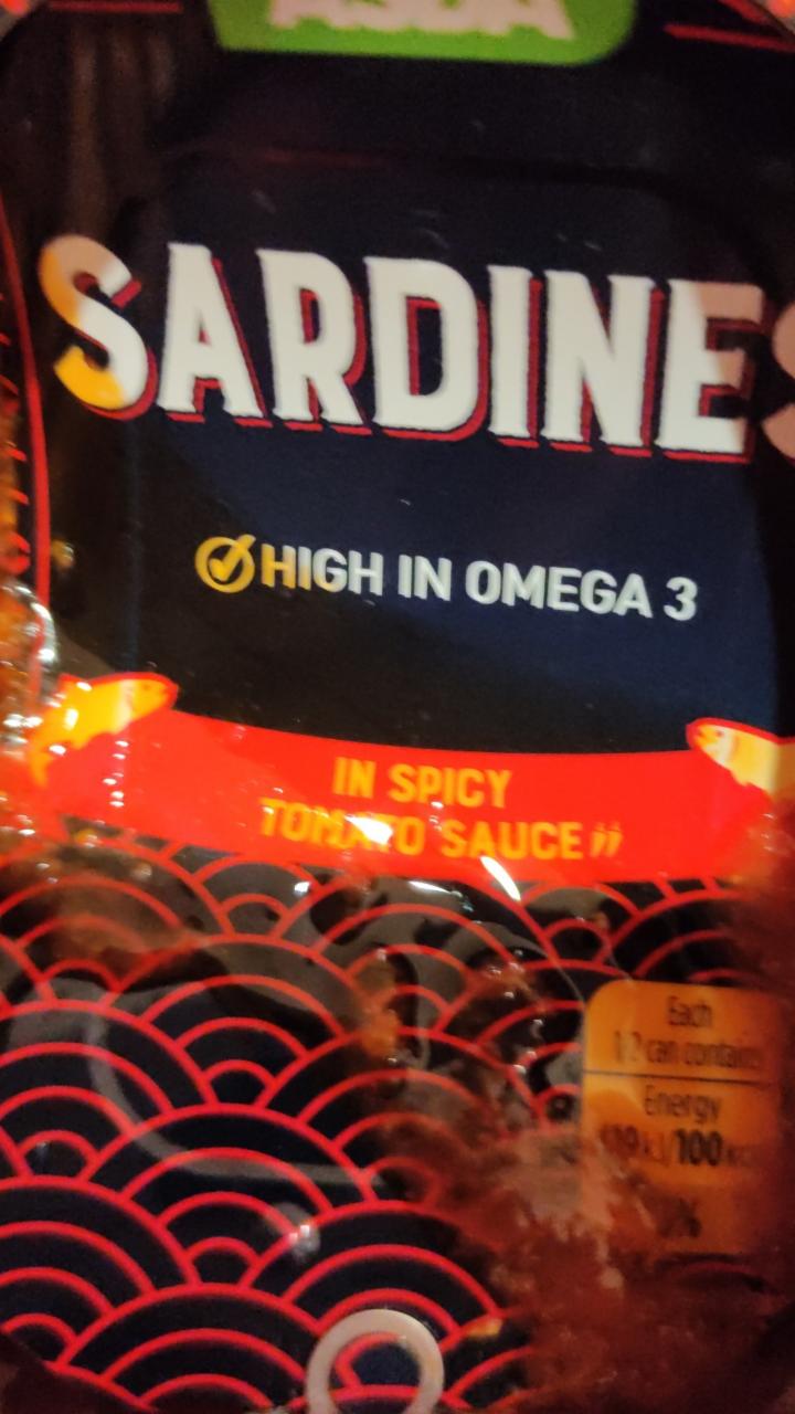 Fotografie - Sardines in spicy tomato sauce Asda