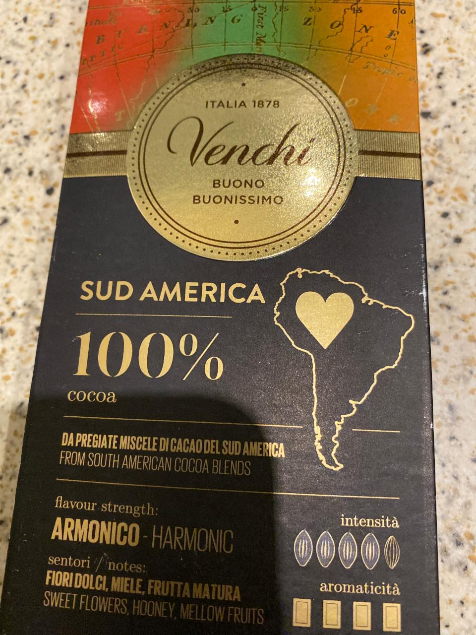 Fotografie - Venchi 100% cocoa sud america