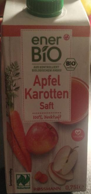 Fotografie - Bio Apfel-Karotten Saft EnerBio
