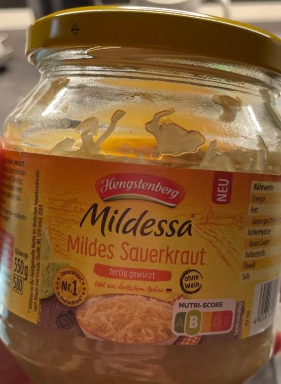 Fotografie - mildes sauerkraut fertig gewürzt Nr.1 Hengstenberg-Mildessa