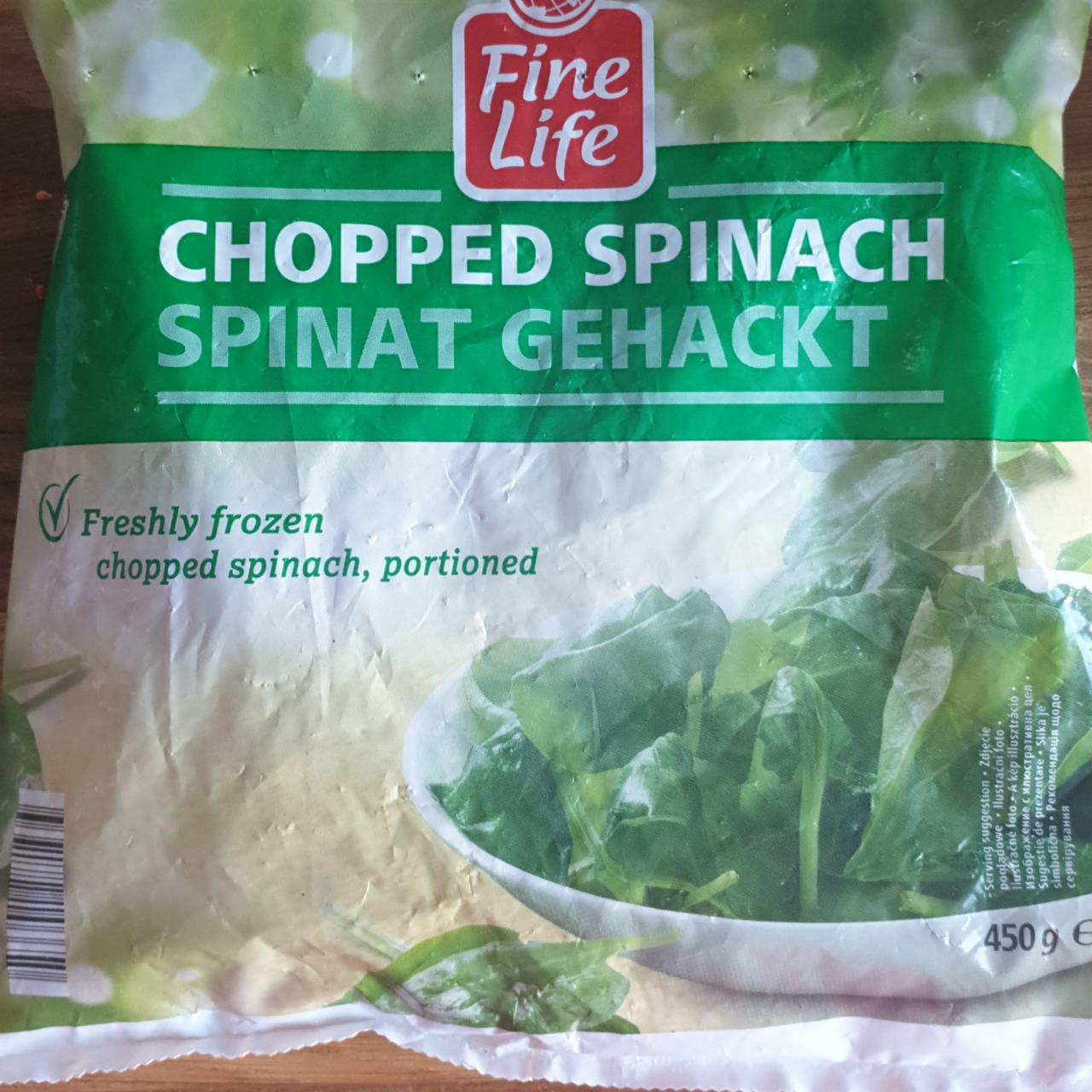 Fotografie - Chopped Spinach Fine Life
