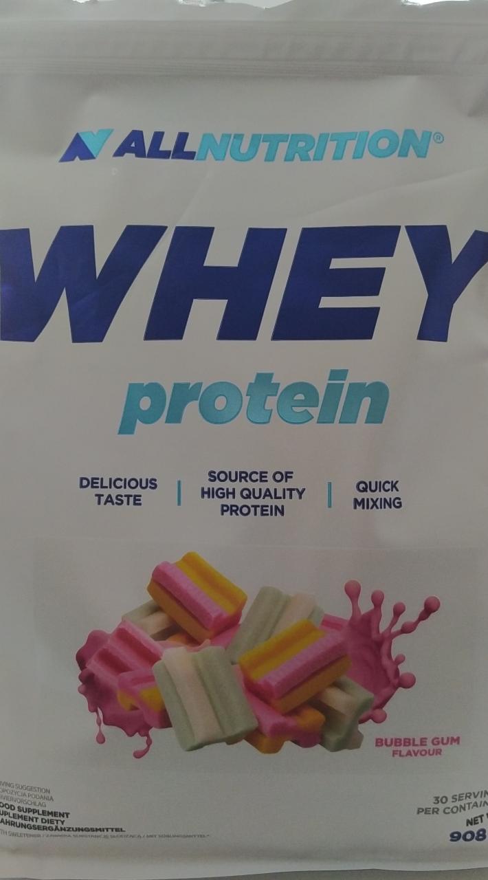Fotografie - Whey Protein Bubble Gum Allnutrition