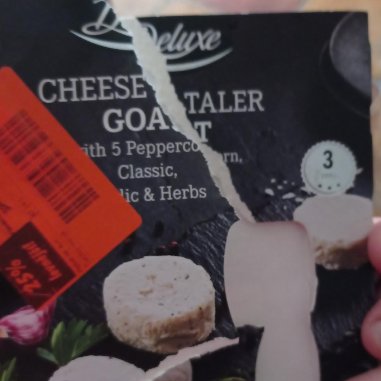 Fotografie - Cheese taler goat with Peppercorn, Classic, Garlic & Herbs Deluxe