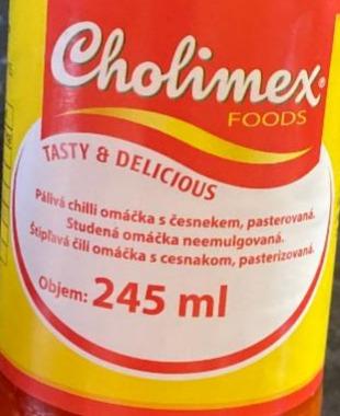 Fotografie - Cholimex chilli omáčka s česnekem
