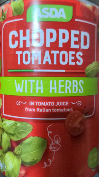 Fotografie - Chopped Tomatoes with Herbs Asda