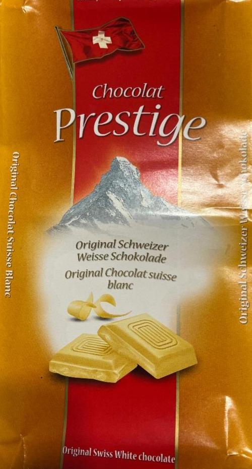 Fotografie - Chocolat Prestige Original Swiss White Chocolate