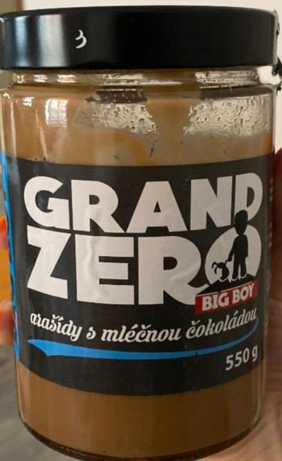 Fotografie - Grand zero arašídy s mléčnou čokoládou Big boy