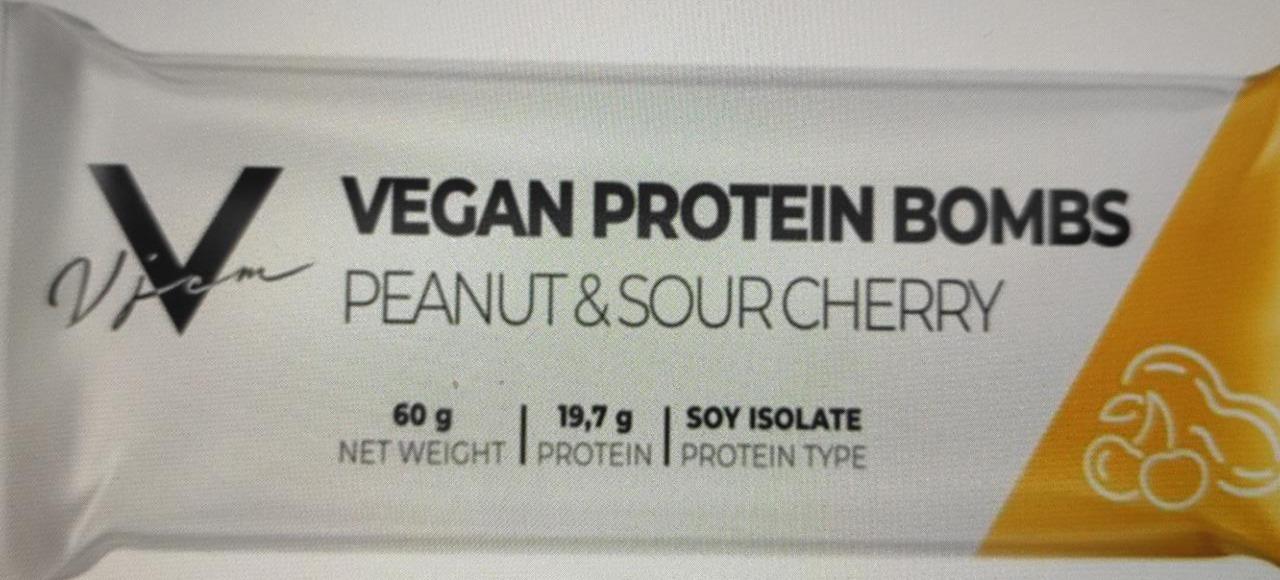 Fotografie - Vegan protein bombs peanut & cherry