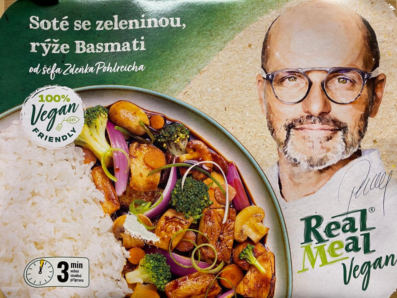 Fotografie - Vegan Soté se zeleninou, rýže basmati Real Meal