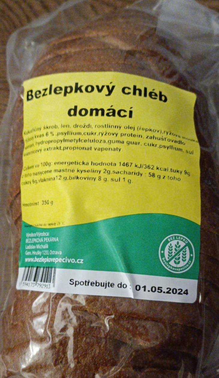 Fotografie - Bezlepkový chléb domácí Bezlepková pekárna Michalík
